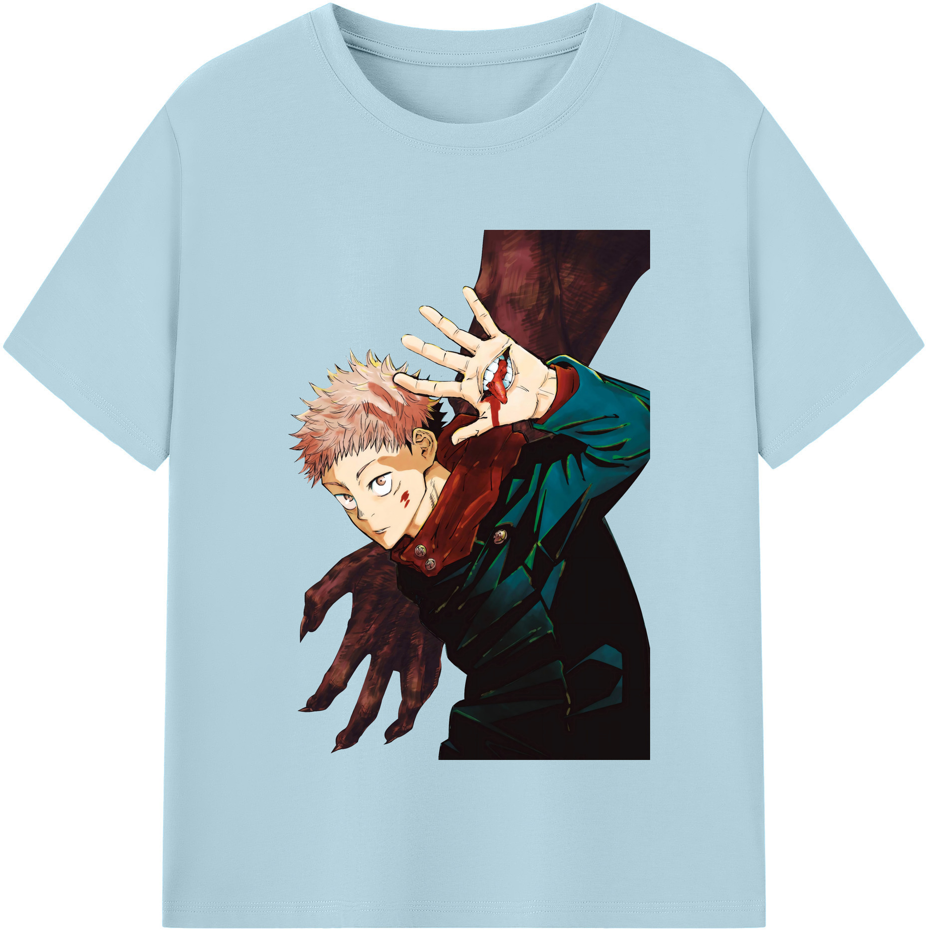（画像用） 呪術廻戦 Jujutsu Kaisen 綿100％半袖Tシャツ（フロントプリント）
